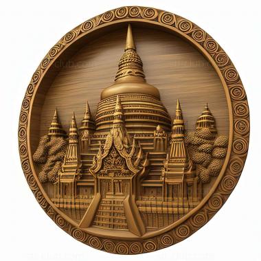 3D model Naypyidaw in Myanmar (STL)